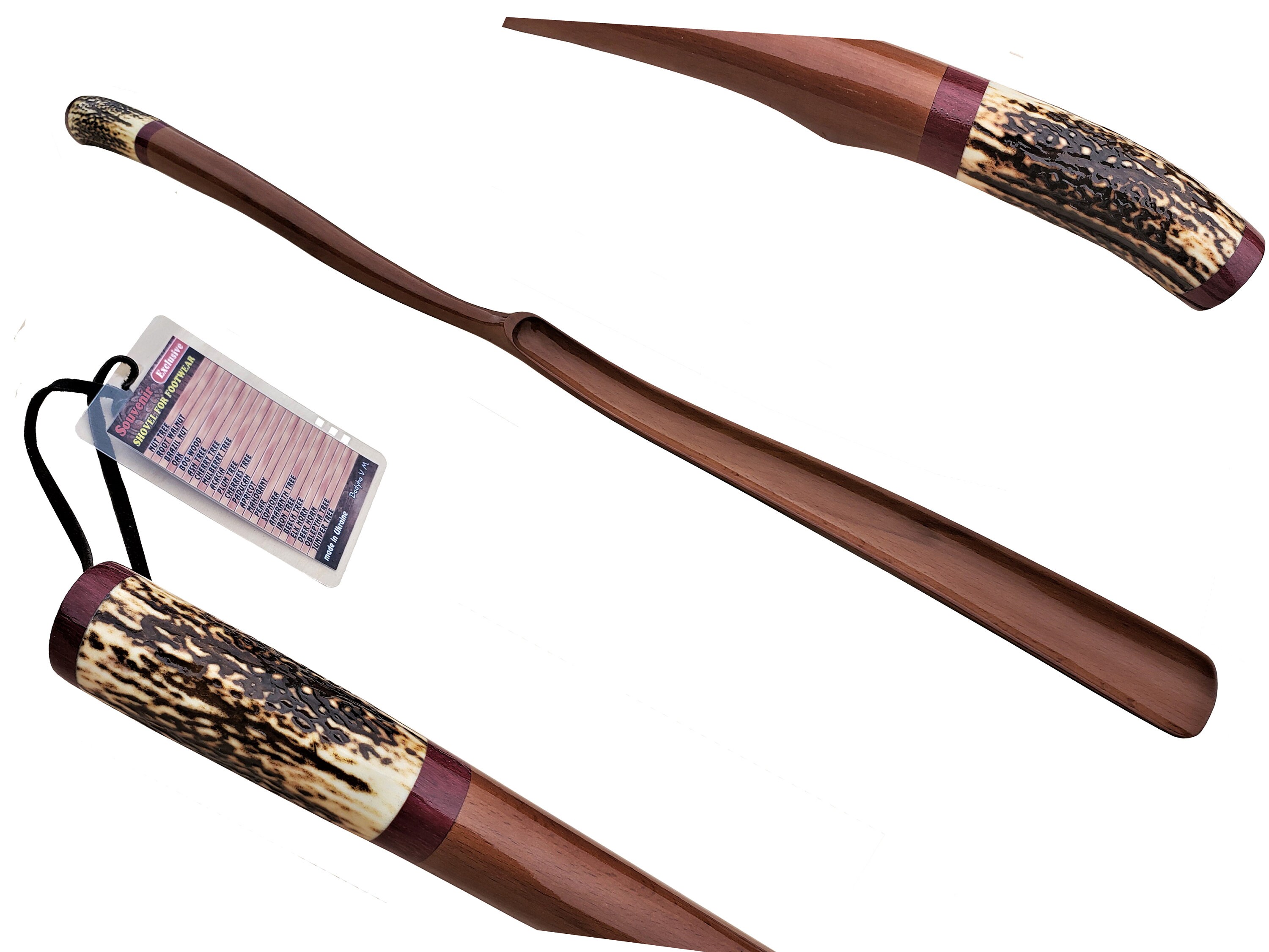 Long Wooden Shoe Horn, Handmade Beech Wood, 30.7 Inch - Etsy