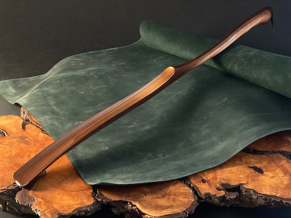 Long Handcrafted Wooden Shoe Horn, Gift for Father
