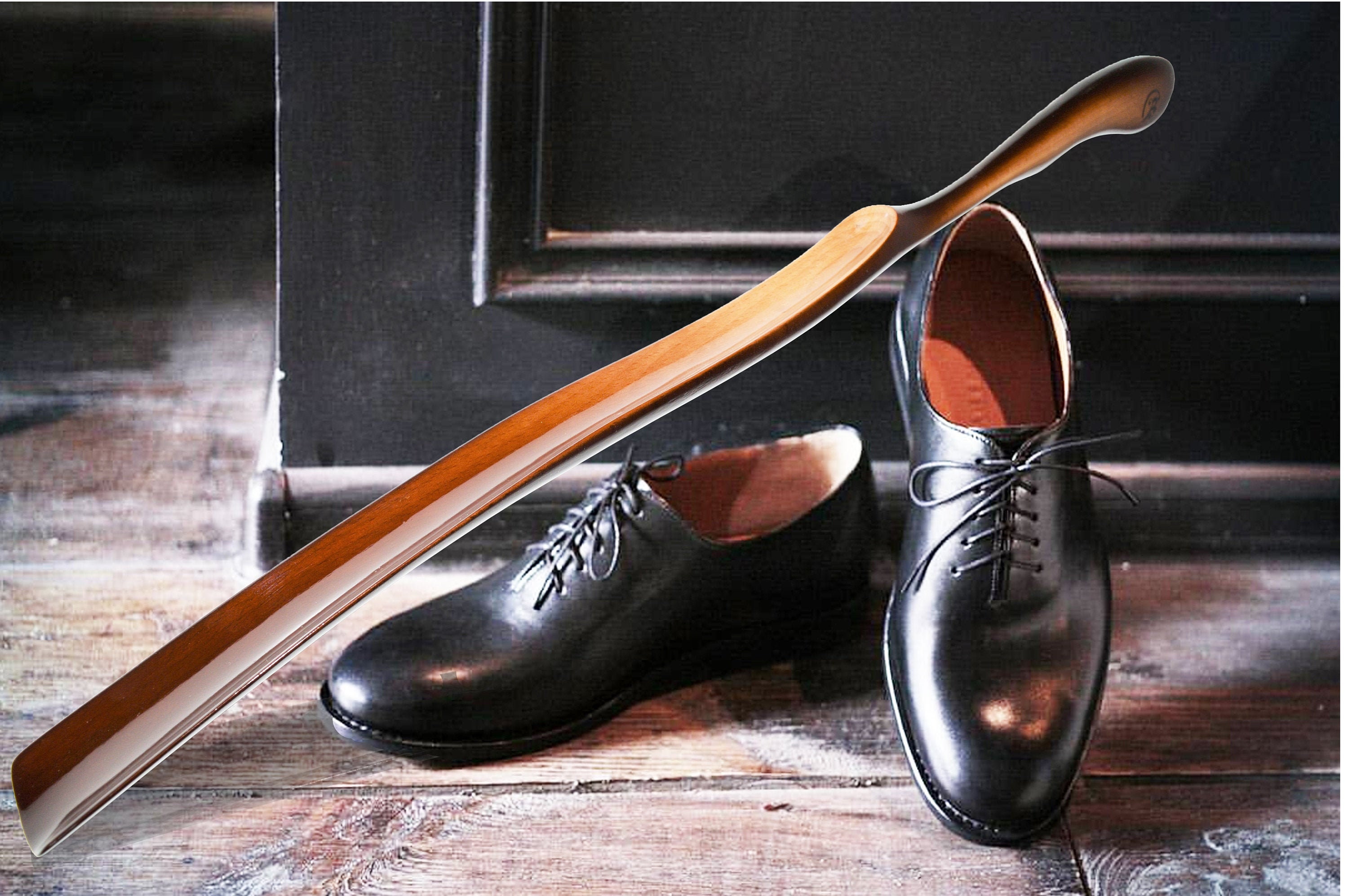 Louis Vuitton Shoe Horn, 1 Silver Cane, 1 Wood Ca