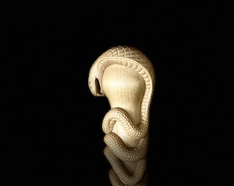 61 inches Snake Walking Stick ,Hand Carved Walking Stick,Designers Wood Carved Handle,Comfortable walking cane for men women gift