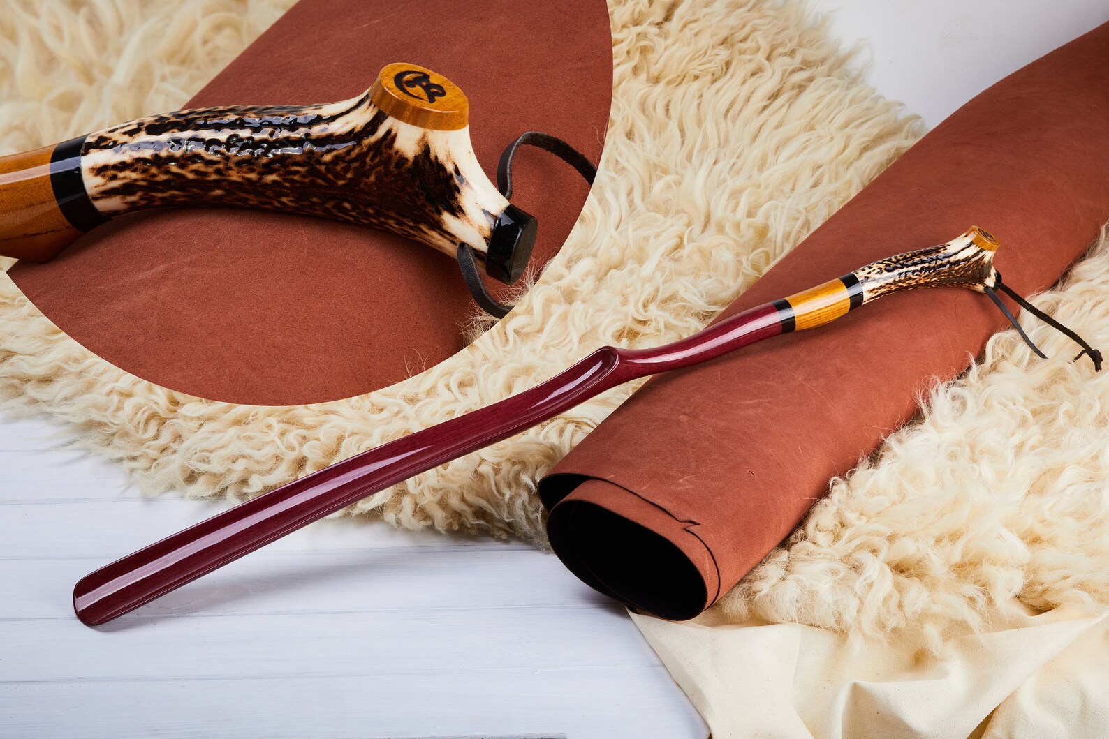 Amaranth Long Shoe Horn Fathers Day For Husband With Handle Etsy