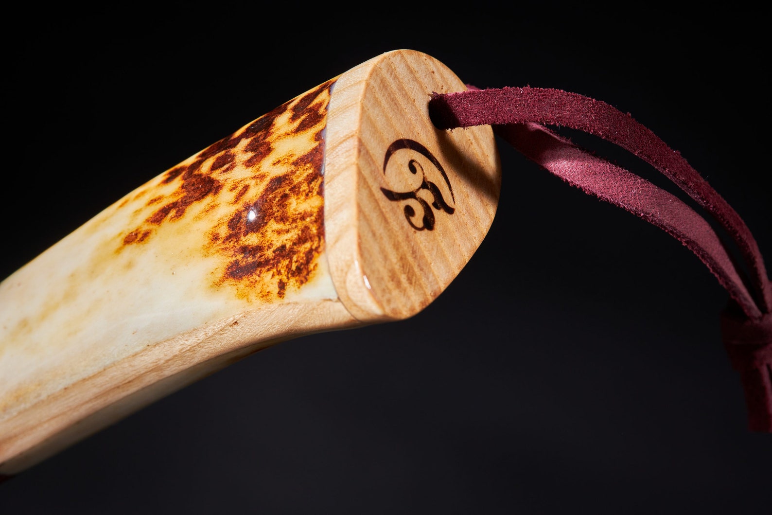 Long Shoe Horn With A Handle Made of Elk Horn Long Distance Etsy