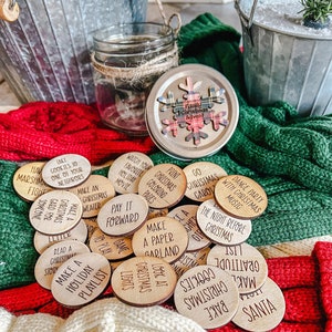Family Advent Jar | Christmas Activities | Advent Jar | Christmas Ideas |  Winter Tokens Jar | Christmas | Family Christmas | Holiday Jar