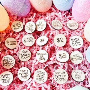 Easter Basket Tokens | Easter Basket | Easter Eggs | Easter Egg Hunt