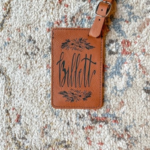 Custom Luggage Tag | Leather Luggage Tag | Luggage Tag | Luggage | Travel | Personalized Luggage Tag | Travel Tag |Luggage |Luggage Name Tag