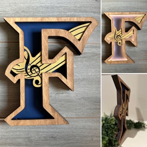 RECOGIDA LOCAL / Lámpara de letras / Lámpara LED / Lámpara con logotipo / Lámpara con iniciales / Lámpara con iniciales LED / Lámpara personalizada / Lámpara LED personalizada / Lámpara de madera /