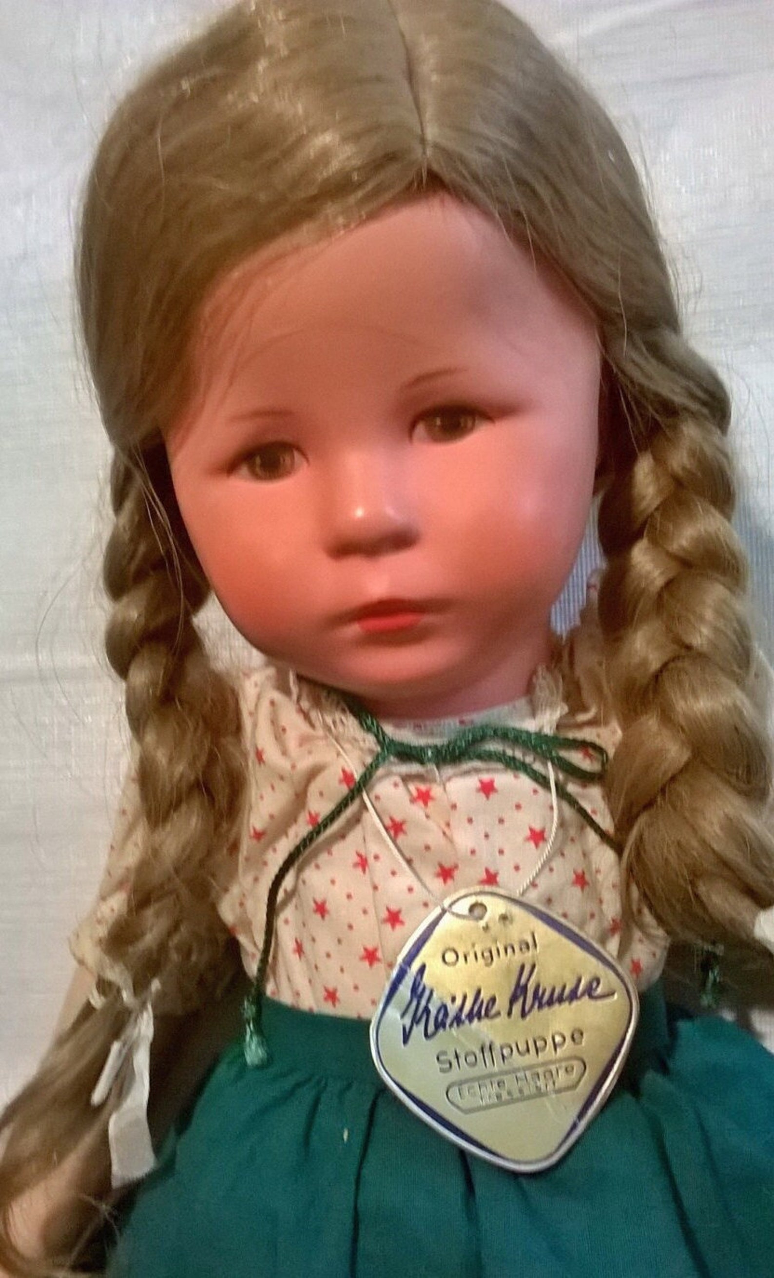 VINTAGE KATHE KRUSE German Cloth Doll. 18.5 Tall. Etsy
