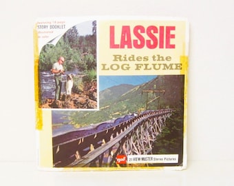 Vintage Lassie View-Master Reels: Rides the Log Flume, 1968