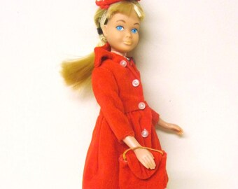 1964 Skipper Barbie Doll #950 Skipper Party Time Set #1021 60s Straight Leg Skipper Japan
