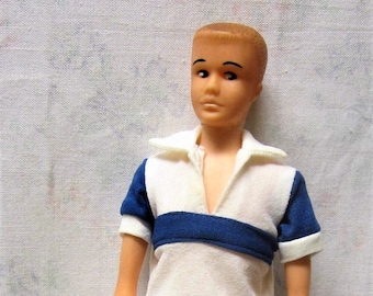Vintage Davtex Rick Doll, Ken Clone, 1960s Hong Kong Doll
