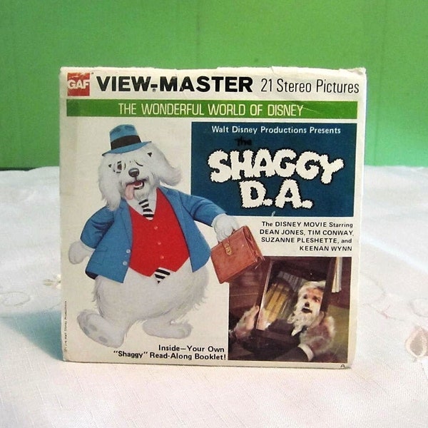 Shaggy DA View Master Reels 1976 Walt Disney Reel Set Complete Disney's Shaggy D.A.