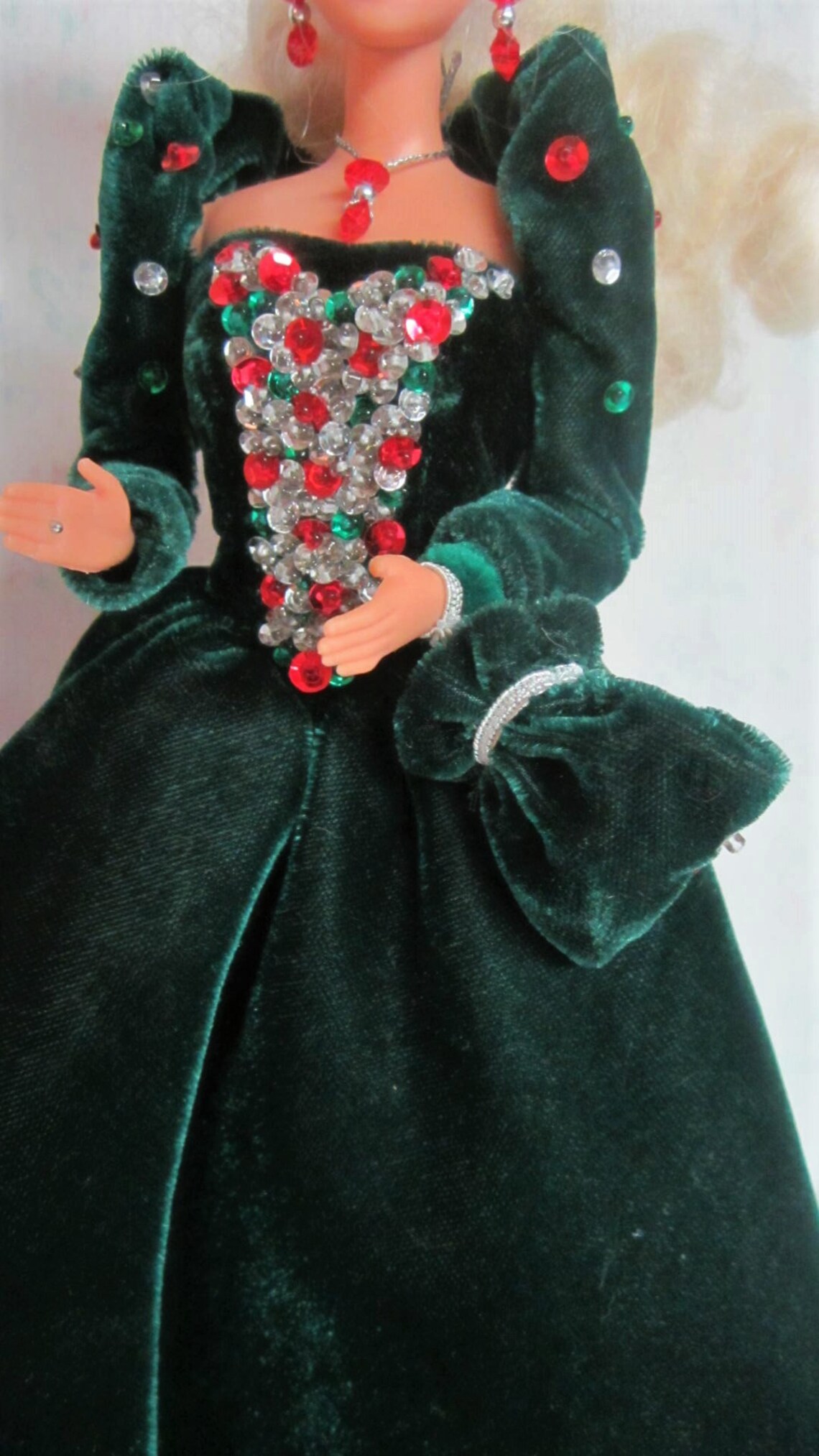 1991 Happy Holidays Barbie 1871 No Box 90s Holiday Barbie | Etsy