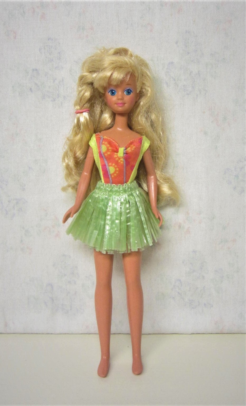 1990 Hawaiian Fun Skipper Doll 5942 Barbie s Sister 90s Skipper Doll Mattel Hula Skirt Swimsuit Etsy