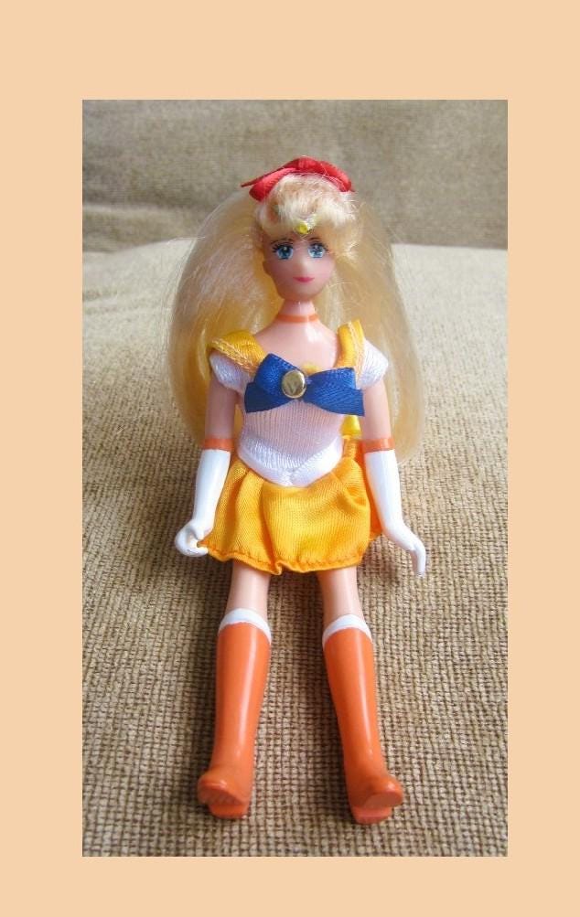 1995 Bandai Sailor Venus Doll 6 inch 1 Available Only Sailor VENUS Left Bandai Moon Doll