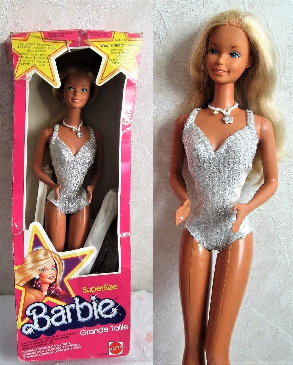 Geweldig technisch bloemblad 1976 Supersize Barbie 9828 With Box Clothing & Jewelry Barbie - Etsy Denmark