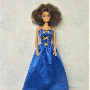 1987 Totsy Doll Brunette Sandi Totsy Royal Blue Gown Totsy - Etsy
