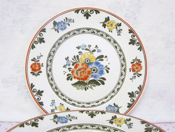 Villeroy & Boch Alt Amsterdam Dinner Plate Villeroy Germany, 10 Inch Plate Sold Individually