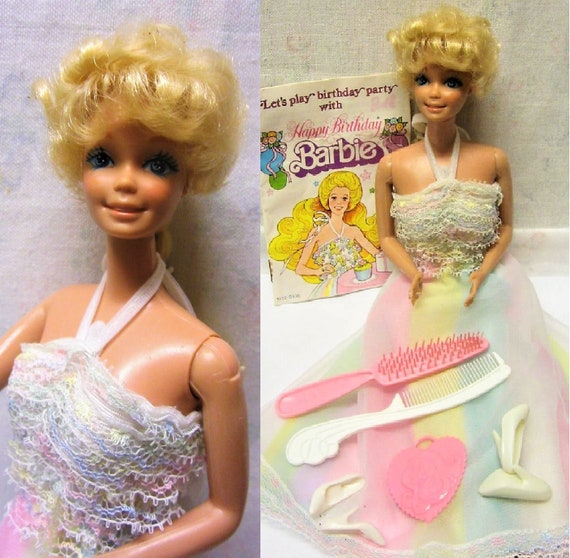 happy birthday barbie 1980