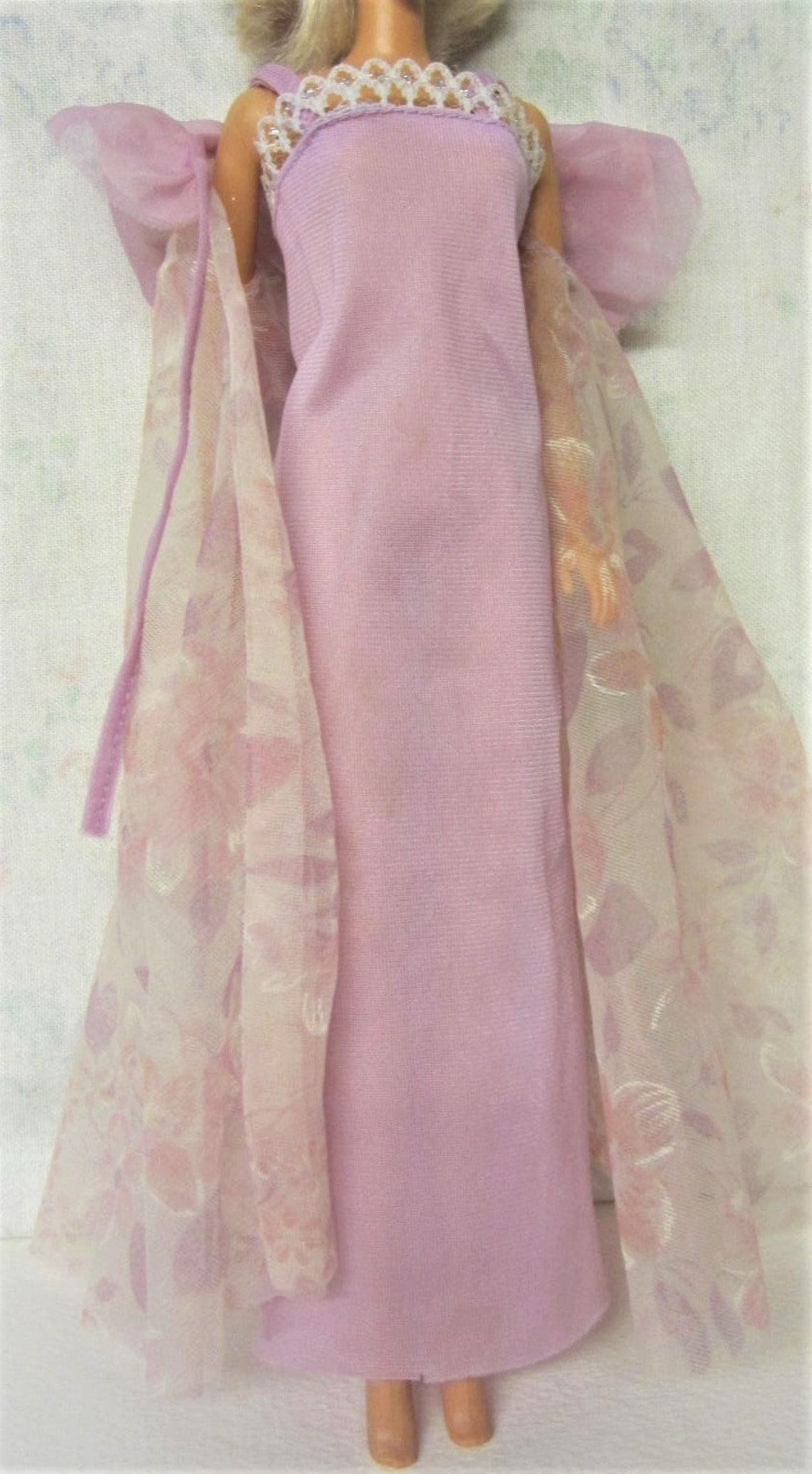 80s Sleepwear Barbie Dreamtime 9180 Barbie Lavender Nightgown - Etsy