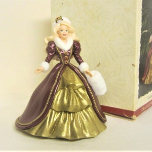 Holiday Barbie Ornament 1996 Hallmark Keepsake Ornament Barbie With Original Box - Etsy