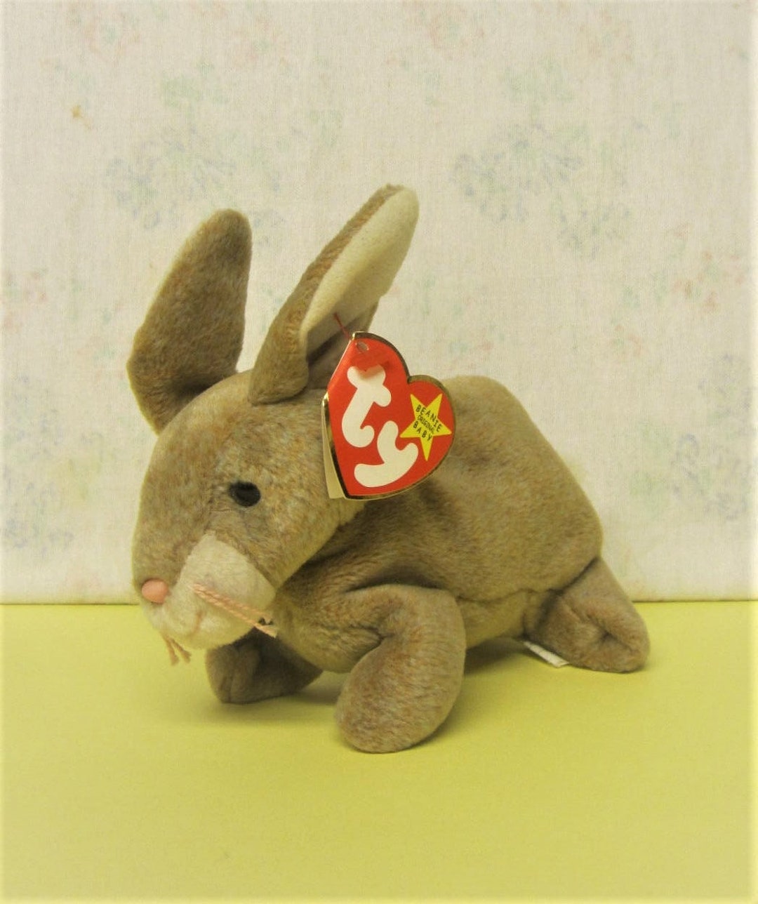 TY Nibbly Beanie Baby Has Tags Beanie Baby Bunny Plush Toy Nibbly Rabbit Toy Etsy