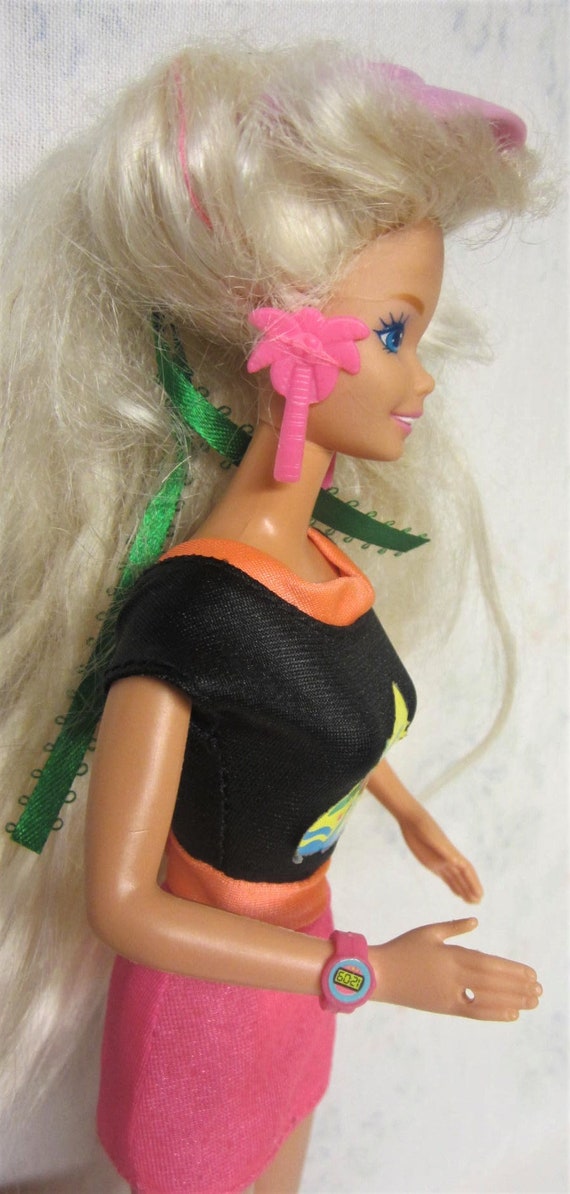 1993 Hair Barbie With Original Dress 90s Etsy Hong Kong