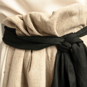 Motanka raw linen dress image 5