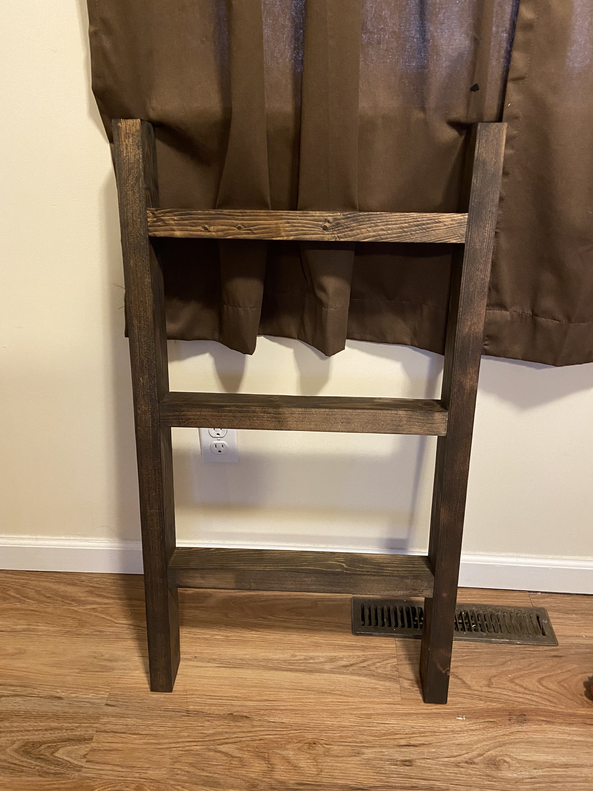 Small Wood Blanket Ladder Nursery Decor Mini Blanket Etsy