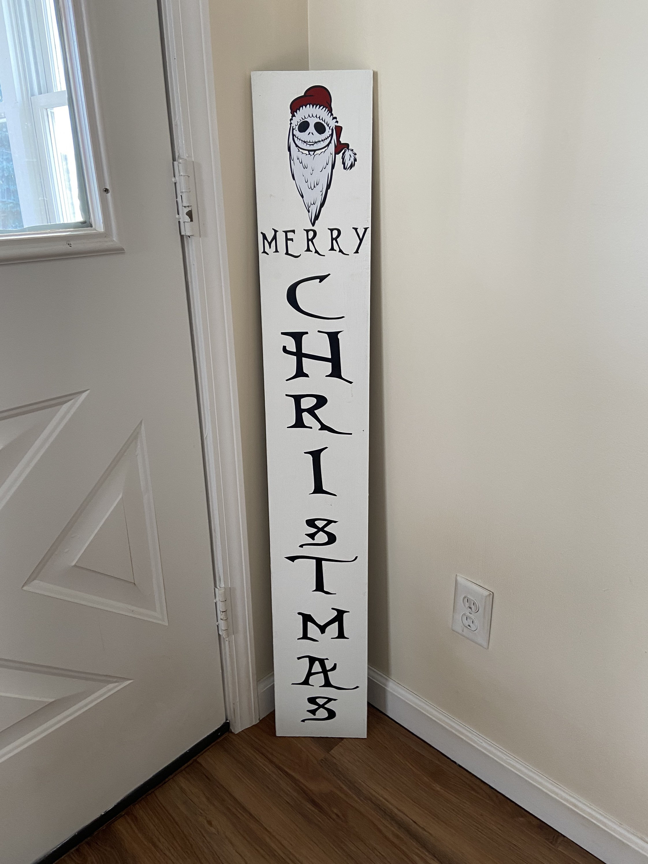 Nightmare Before Christmas Sign Merry Christmas Sign Jack | Etsy