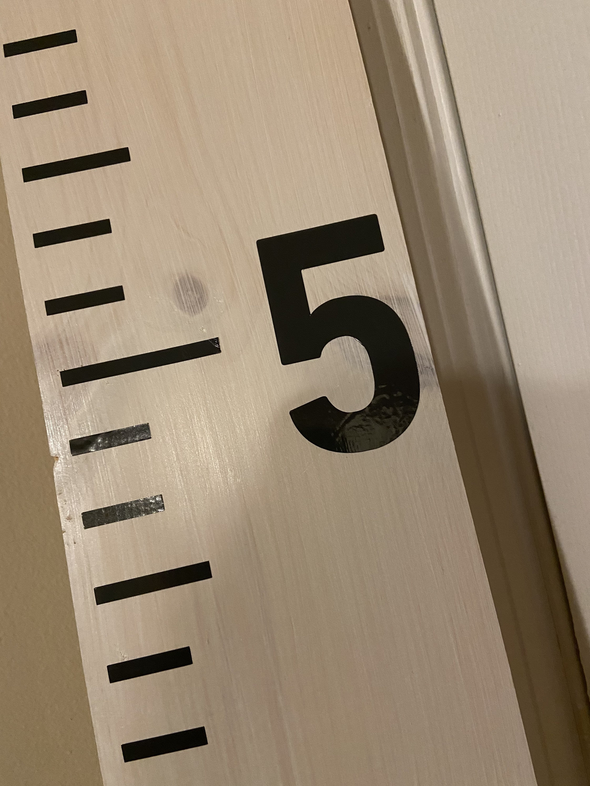 Growth Chart | Wooden Ruler | Height Marker | Wood Growth Chart ...
