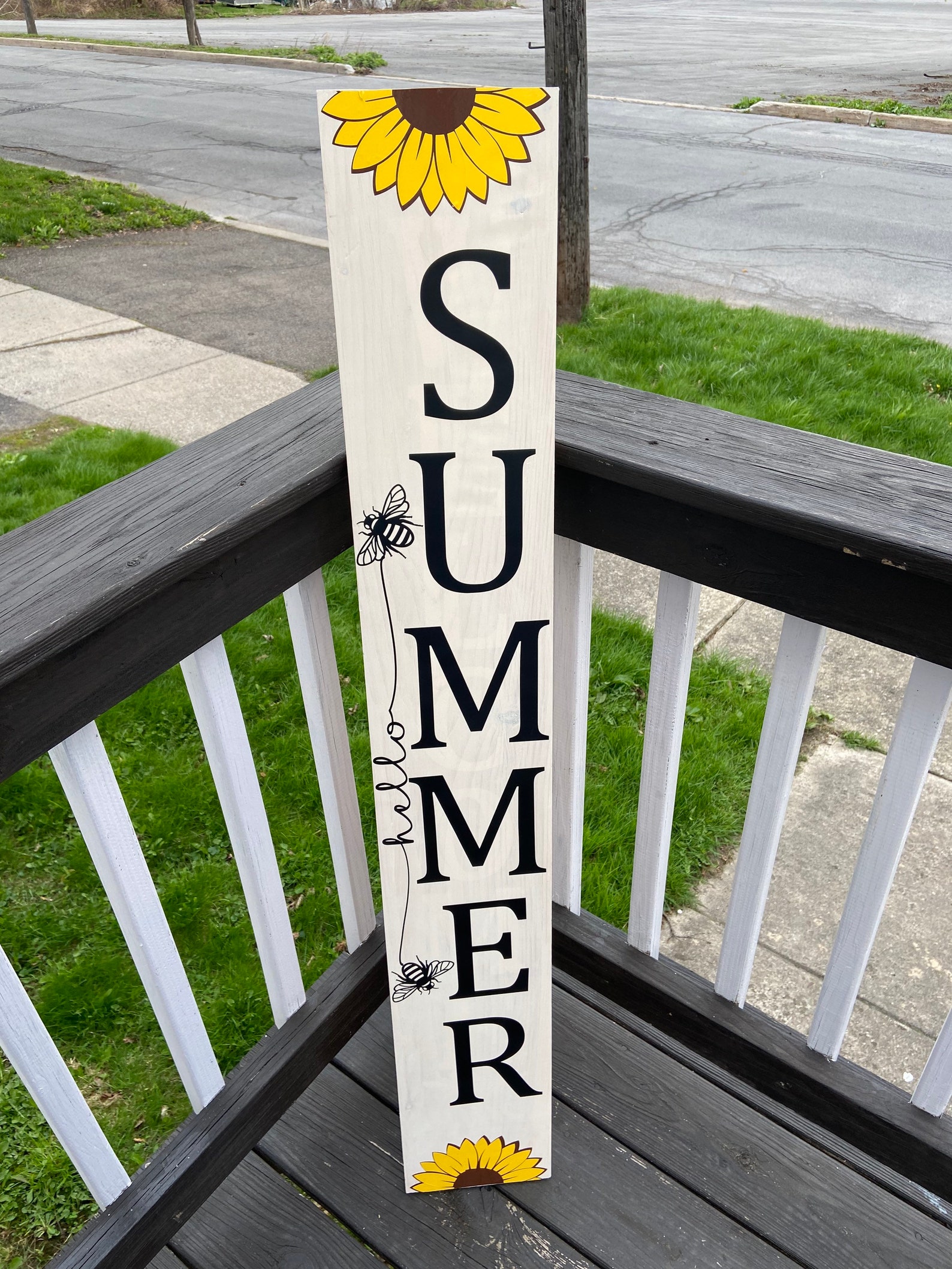 Hello Summer Porch Sign Summer Welcome Sign Front Porch | Etsy