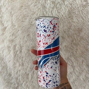Buffalo Bills Tumbler | Skinny Tumbler | Cup | Bills Mafia | Christmas | Gift | Tumbler | 20Oz | football | Buffalo | bills Cup