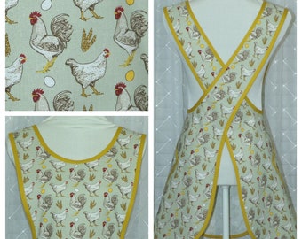 Criss Cross Apron, Baking Apron, Aprons for women, Old Fashioned Apron, Pinafore Apron, Cross Back Apron, Womens Apron, Cross Over Apron