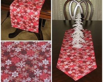 Christmas table runner, Silver table runner, Gold table runner, Modern table runner, Holiday table runner, Winter table runner, Snowflake