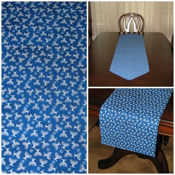 Hanukkah Decor Hanukkah Table Runner Chanukah Decorations Etsy