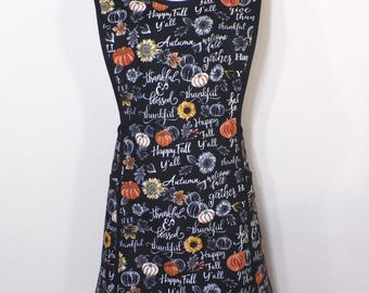 Baking Apron, Criss Cross Apron, Cross Back Apron, Old Fashioned Apron, Pinafore Apron, Aprons for women, Cross Over Apron, Fall Apron