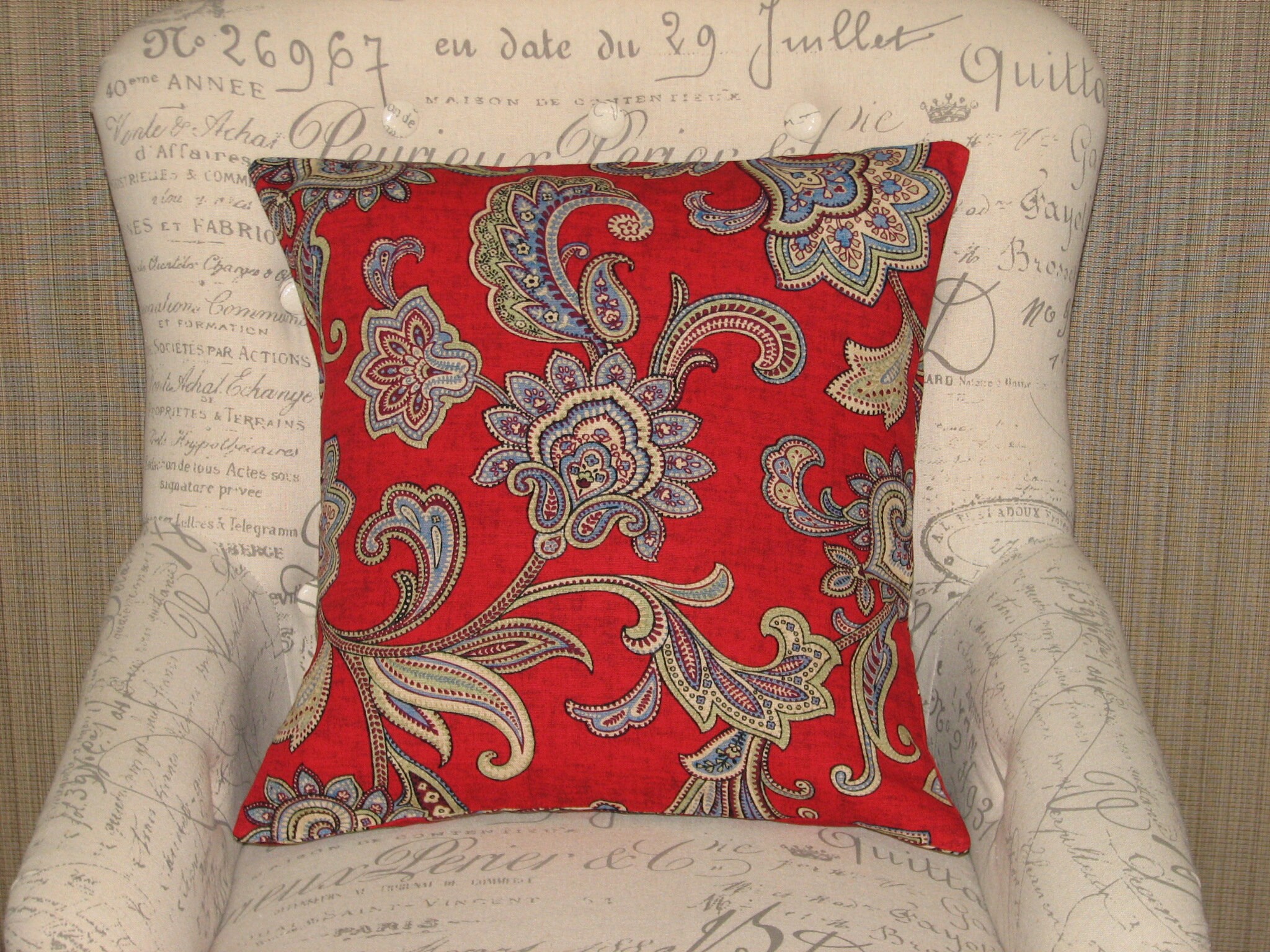 Euro Sham 16x16 Pillow Cover Euro Pillow Sham Envelope Etsy