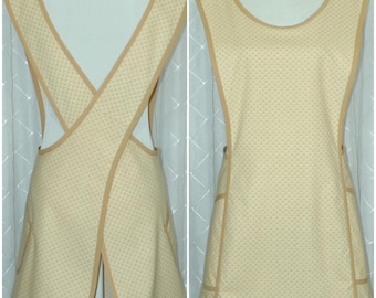 Old Fashioned Apron, Baking Apron, Aprons for women, Pinafore Apron, Criss Cross Apron, Cross Back Apron, Womens Apron, Cross Over Apron
