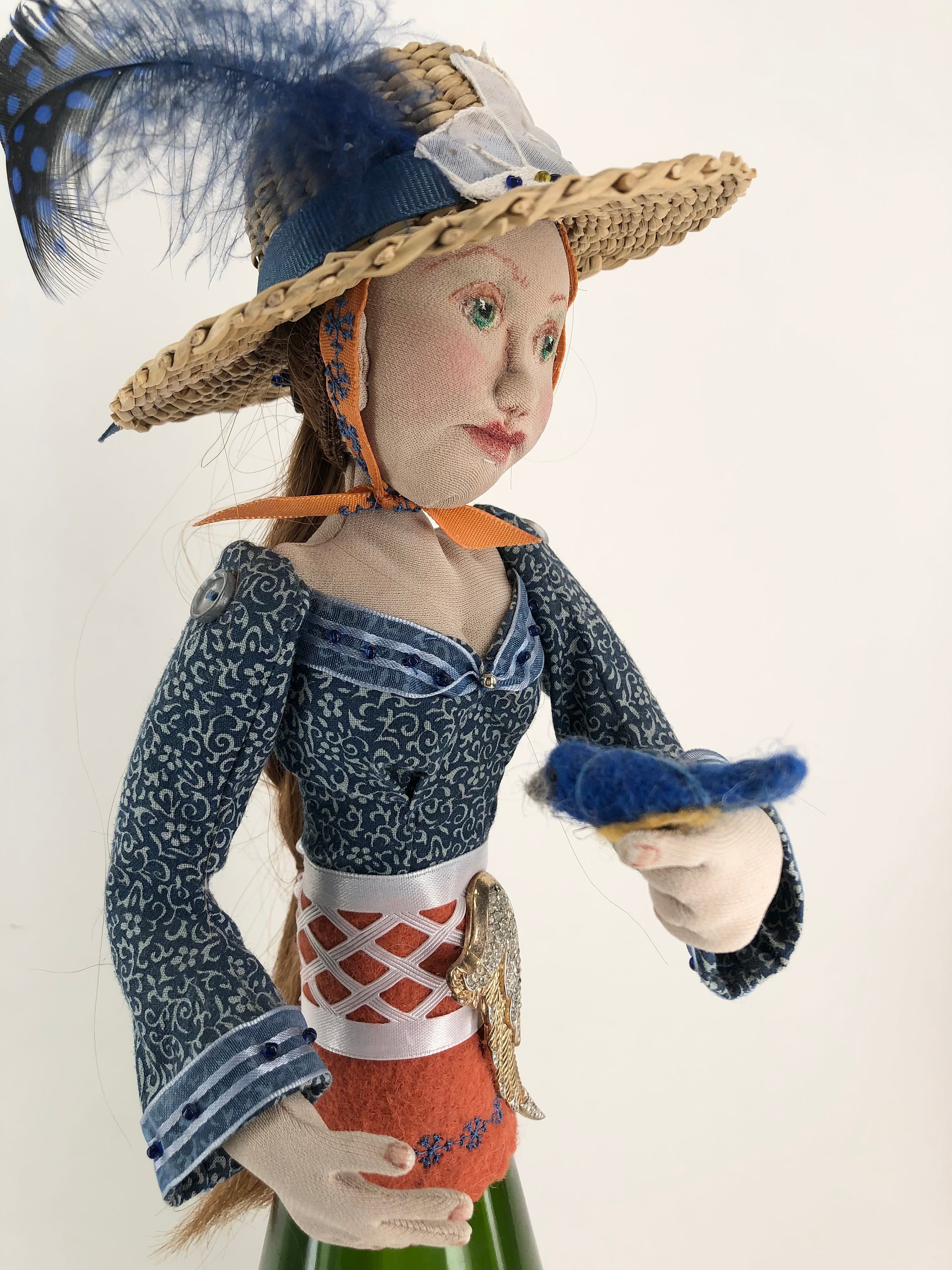 * antique doll ୨୧ ストローハットの ペグドールさん Need help identifying antique doll with zero markings : r/Dolls