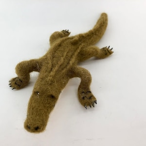 Alligator, Needle felted Alligator, Croc, Crocodile