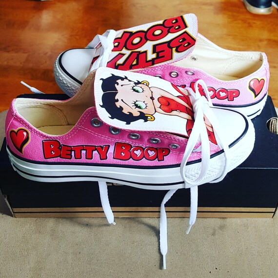 betty boop converse shoes