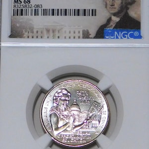 May include: A 2024 D 25-cent coin featuring Patsy Takemoto Mink, graded MS 68. The coin is in a protective case with text including "Early Releases" and "Equal Opportunity in Education". The case also displays a portrait of George Washington.