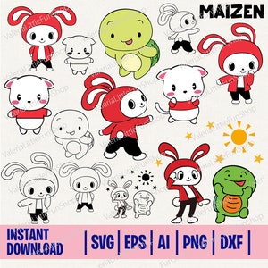 Archivos digitales Maizen, svg, pdf, dxf, png