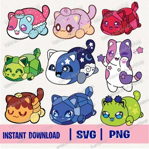 Aphmau Meemeows Mystery Plush SVG and PNG FILES