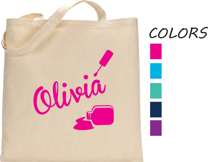 Spa Party Tote Bag Favors Etsy