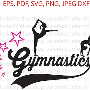Archivos digitales de gimnasia, eps, pdf, svg, png, dxf y jpeg