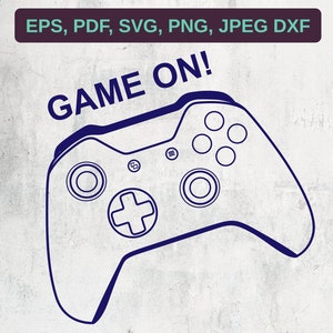 Gamer svg , Game controller   vector digital files , eps, pdf, svg, dxf, png and jpeg