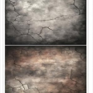 Rice Paper For Decoupage, Single A4 Sheet, 2 x Dark Grey/Beige Images, Cracked Plaster, Decoupage, Collage, Scrapbooking, Journaling, #R2500