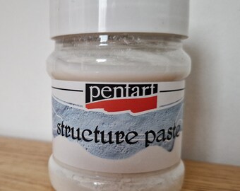 Pentart Structure Paste, 230ml Pentart Structure Paste, Texture Paste, Mixed Media, Stencil Paste #5765