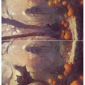 Rice Paper For Decoupage, Single A3 Sheet, Ghosts And Ghouls, Decoupage, Crafts ,Journaling, Collage, Scrapbooking #R0969L